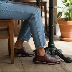 (68)Ateliers Barton Oxford Leather Bordeaux SZ:EU37